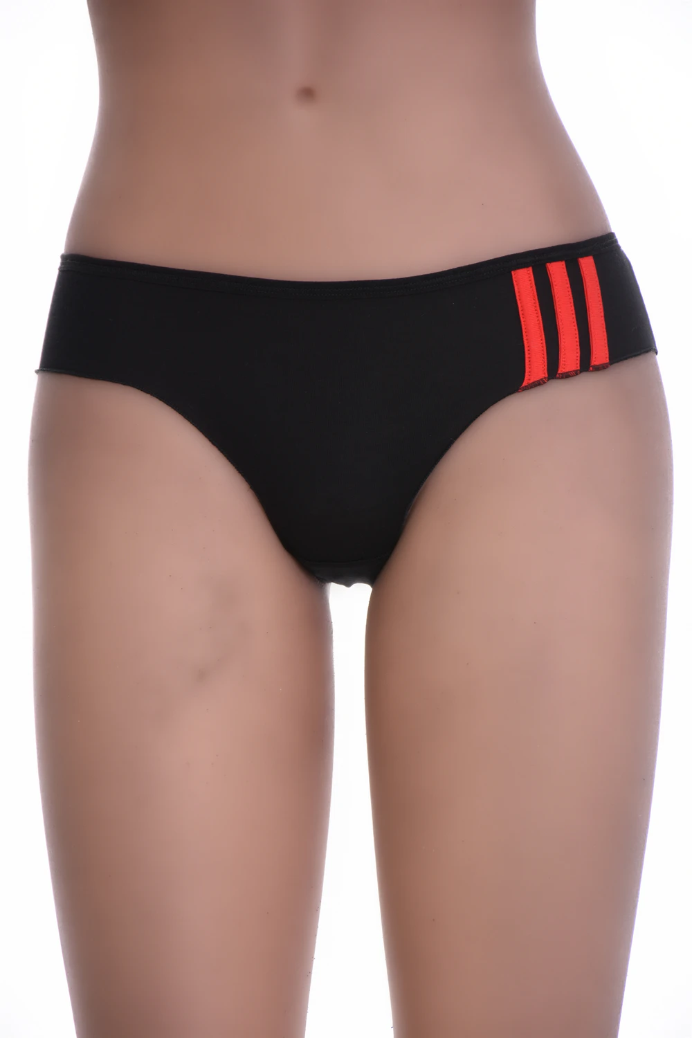 Cotton-blend bikini briefs by Tiara Galiano with a high leg and low rise, a neutral pair that sits close without pressing in.