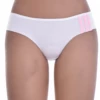 Plain cotton bikini briefs by Tiara Galiano that lie flat under clothing, a smooth no-VPL everyday pair.