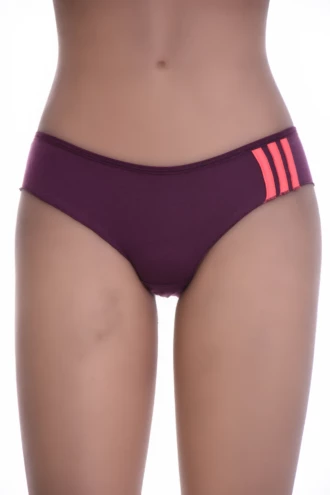 Soft cotton-blend women's bikini briefs from Tiara Galiano, a plain mid-coverage pair with a high leg and slim waistband.