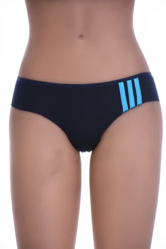 Soft cotton-blend bikini briefs by Tiara Galiano, a plain mid-coverage pair with a breathable close knit.