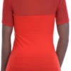 Soft cotton-blend tee with stretch, a round neck and short sleeves for a clean light everyday layer.