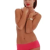 Breathable cotton-blend boyshort briefs for women, a comfortable everyday pair with a squared leg and soft band.