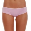Soft cotton-blend boyshort briefs for women, a plain breathable pair with full coverage for relaxed everyday wear.