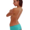 Soft cotton-blend boyshort briefs for women, a plain breathable pair with full coverage for relaxed everyday wear.