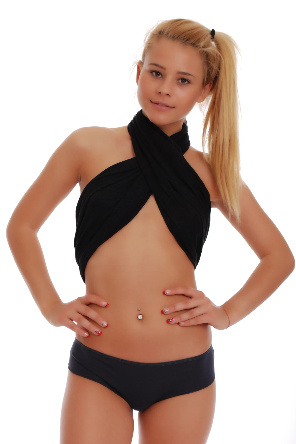Breathable cotton-blend boyshorts from Tiara Galiano, a comfortable full-coverage shape with a wide soft waistband.
