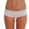 Plain breathable cotton-blend boyshorts for women, a smooth full-coverage shape that sits flat without bulk.