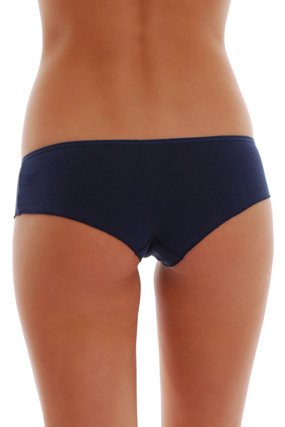 Cotton-blend boyshorts with a squared leg and fuller back, the most covering everyday shape in the underwear range.