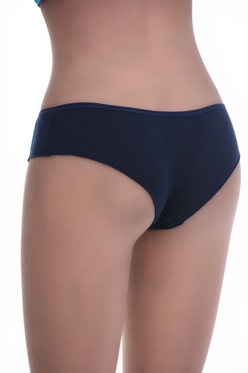 Soft cotton-blend boyshorts by Tiara Galiano, plain breathable knit with a smooth low-profile waistband.