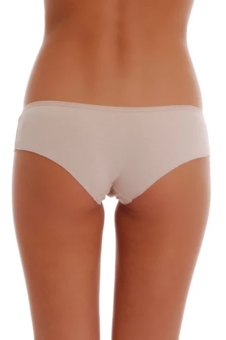 Plain cotton boyshorts from Tiara Galiano, a breathable full-coverage pair that stays invisible under thin knits.