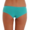Plain cotton-blend boyshorts that sit smooth under trousers and skirts, a squared-leg full-coverage shape.