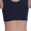 Cotton-blend bralette with a low scoop and soft cups, breathable and light to layer under a t-shirt or knit.