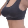 Breathable cotton-blend bralette with soft cups and no wires or padding, light support that pulls on easily.