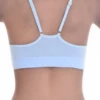 Cotton bralette with no wires or padding and fine spaghetti straps, soft and light for breathable everyday comfort.