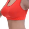 Soft-cup cotton bralette with an open back and wide straps, breathable and airy with an easy pull-on shape.