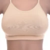 Women's cotton bralette with soft wireless cups, a scoop neckline and thin straps for a pared-back everyday look.
