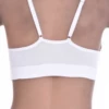 Women's cotton bralette with soft wireless cups and a scoop neckline, thin straps for relaxed everyday wear.