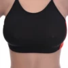Cotton-blend bralette with soft cups following the natural shape and thin straps, breathable for gentle support.