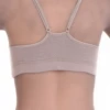 Cotton-blend bralette with soft cups following the natural shape and thin straps, breathable for gentle support.