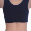 Breathable cotton-blend bralette with soft cups, no wires or padding and wide straps for light everyday support.