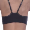 Breathable cotton-blend bralette with a strappy back and soft unpadded cups, light to pull on for relaxed wear.