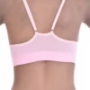 Women's cotton bralette with thin spaghetti straps and a scoop neck, soft wireless cups for relaxed everyday wear.