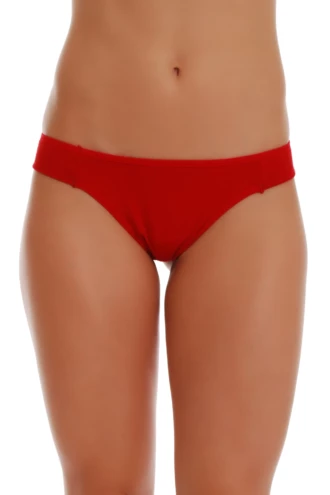 Breathable cotton Brazilian panties with open sides and a smooth solid face, an easy everyday pair.