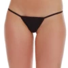Breathable cotton-blend G-string low on the hip with minimal coverage and no trim, a daily basic.