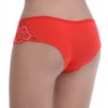 Soft cotton boyshorts with a lace insert at the back hip, a breathable everyday pair that lies smooth under clothes.