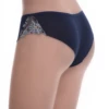Cotton boyshorts with a floral lace hip accent over a smooth seat, a breathable full-coverage everyday pair.