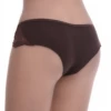 Cotton lace-hip boyshorts for women, an opaque cotton body with a soft lace accent on one side.