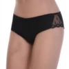 Cotton boyshorts by Tiara Galiano with a lace accent at the hip, a softer finish on a full-coverage cotton cut.