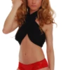 Soft cotton boyshort briefs with floral lace hips, a dressier take on the everyday full-coverage pair.