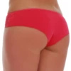 Cotton boyshorts with decorative lace hip panels and a smooth opaque front, a dressy everyday cut.