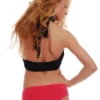 Cotton boyshorts with floral lace hips over a smooth seat, a comfortable everyday pair that lies flat.