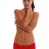 Soft cotton boyshorts with a lace waist detail up top, breathable full-coverage body that lies smooth under clothes.