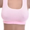 Cotton-blend racerback bralette with a low scoop and wide straps, soft and breathable with an easy pull-on shape.