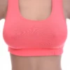 Soft-cup cotton bralette with a racerback that keeps straps off the shoulders, breathable and gentle for relaxed wear.