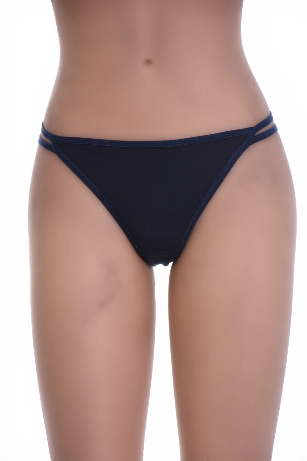 Cotton thong with a clean front and minimal thong back, an easy breathable everyday underwear pick.