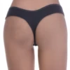 Breathable cotton-blend thong with minimal coverage and a clean finish, a comfortable everyday basic.