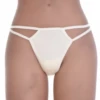 Breathable cotton-blend thong with minimal coverage and a clean line, a comfortable simple daily pick.