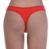 Breathable cotton-blend thong with a slim back and smooth finish, a comfortable simple daily basic.
