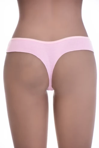 Soft cotton-blend thong with a smooth face and slim back, breathable and comfortable for daily wear.