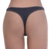 Soft breathable cotton-blend thong with a smooth solid face, a simple everyday underwear pick.