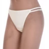Soft breathable cotton thong with a clean cut and minimal coverage, an easy underwear basic.