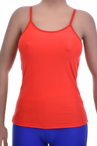 Fine microfiber camisole with delicate straps and stretch, a close everyday fit that follows the figure.
