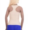 Fine microfiber tank with a racerback that pulls the straps to the spine, stretch slim fit for everyday wear.