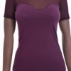 Fitted cotton tee with a clean round neckline and a touch of stretch, light for everyday warm-weather wear.
