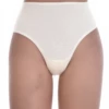 High-rise cotton thong in a soft breathable knit with a settled rise, a comfortable everyday basic.