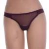 Airy mesh Brazilian briefs in a plain solid finish that sits low on the hip with a clean line.