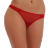Airy mesh Brazilian briefs with moderate back coverage and open sides, an easy everyday staple.